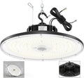 BBESTLED 150W LED UFO Baylight 21000 Lumens IP65 Waterproof Dimmable LED Work Bench Light for Workshop Gym Car Garage, Warehouse Light Low Bay Commercial Ceiling Lighting AC100-277V Input