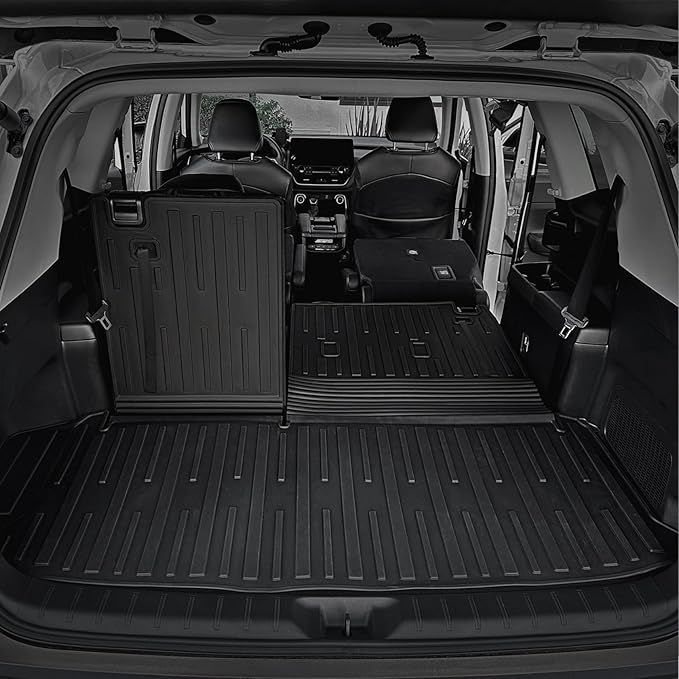 Floor Mats for Grand Highlander Accessories, Cargo Liner with Floor Mats 7 Seater for Toyota Grand Highlander Accessories 2024 2025