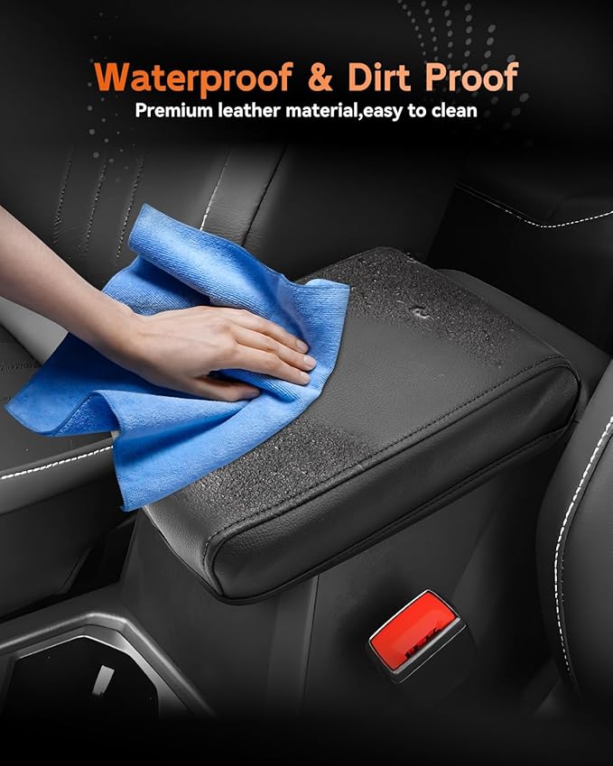 CDEFG for 2022 2023 2024 2025 Volkswagen Taos Center Console Cover Armrest Cover for 2022-2025 Taos Accessories Middle Console Arm Rest Protector