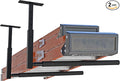 Adjustable Ladder Ceiling Rack, Kayak Overhead Garage Storage Rack, Garage Ceiling Storage for Kayak, Ladder, Surfboard, Snowboar Overhead Hanger, Holds 150 lbs, Black
