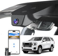 Front 4K & Rear 1080P Dash Cam Custom fit for GMC Yukon, Yukon XL 2023 2024 2025(Model A), SLE SLT AT4 Denali Denali Ultimate, Integrated OEM Look, UHD 2160P Video, G-Sensor, 128GB Card