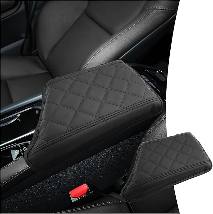 CDEFG for Volvo XC90 2018-2024 Center Console Cover Armrest Box Cover for XC90 Accessories Console Arm Rest Protector 2019 2020 2021 2022 2023 2024 -NOT FIT S90/V90
