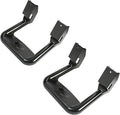 ECOTRIC Universal Side Steps-300LB Load, Electrophoresis Black Aluminum Step Rails for Trucks, Compatible with Chevy, Ford, Toyota, GMC, Dodge, Jeep & More