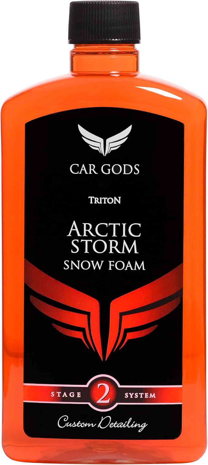 Car Gods Arctic Storm Super Thick Snow Foam Shampoo Orange Scent, 17 Fl Oz