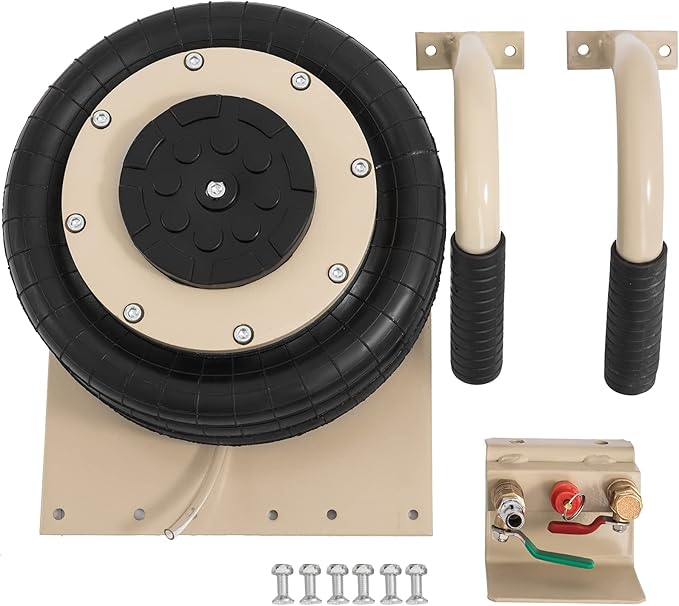 CXRCY 3 Ton Air Jack for Cars & Trucks - 6600LBS Capacity Pneumatic Airbag Jack with Short Handle, Fast Lifting up to 16 Inch for Cars,Trucks (White Triple Bag Air Jack)
