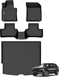 Binmotor-All Weather Car Floor Mats & Cargo Liner for Volvo XC60 2018-2025 (for T5/T6, Not for Recharge/Hybrid), TPE Rubber Liners Cargo Trunk Mat for Volvo XC60 Accessories