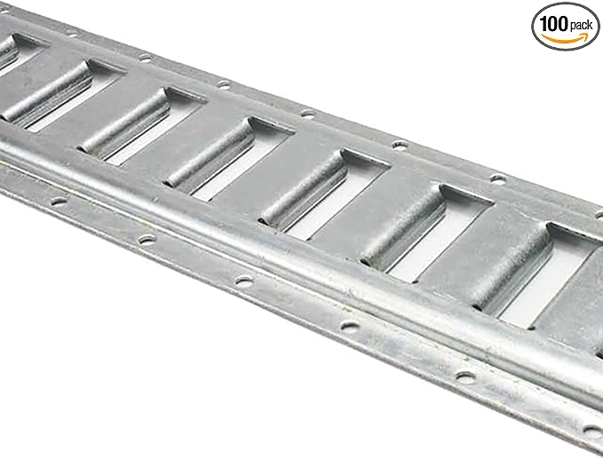 US Cargo Control E Track, Made in USA, 12 Gauge Steel 5 FT Galvanized E Track Rail (100-Pack) Horizontal ETrack Rails for Trailers, Garages, Cargo Vans, 6,000 Pounds Break Strength Per E-Track Slot