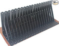 32 Pack L8 x H 6" Black Heavy Duty Shelf Brackets with Screws Metal Shelf Brackets Shelf Support Angle Brackets for Shelves L Brackets Heavy Duty Floating Shelf