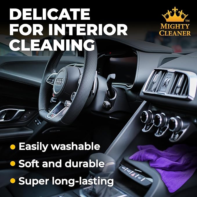 Premium Shammy Cloth for Car Drying - Super Absorbent Reusable Chamois Towel - Scratch-Free Car Drying Towel (26'x17')