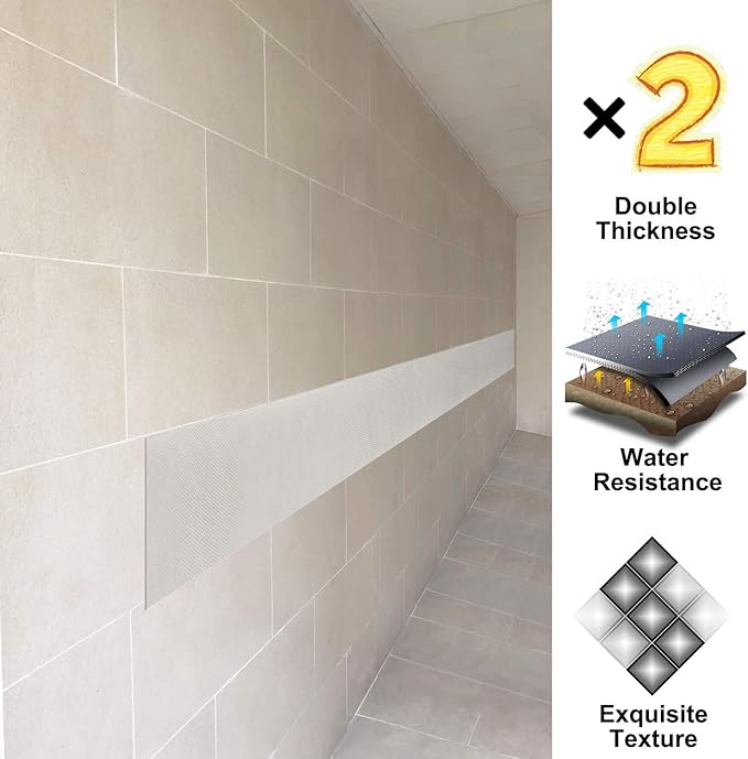 Ampulla Water Resistance Garage Wall Protector, Designed in German (1/4" Thickness White)