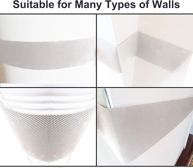 Ampulla Water Resistance Garage Wall Protector, Designed in German (1/4" Thickness White)