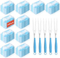 Duster Refills Compatible with Swiffer Heavy Duty Duster Refill,5 Handles+50 Count Dusters for Swiffer Duster Kit, Dusters for Cleaning/Car/Electronics/Furniture/Blinds/Ceiling Fan Cleaner