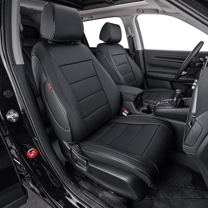 EKR Sportage Seat Covers Custom Fit for KIA Sportage Hybrid EX/SX Prestige & Plug-in Hybrid X-Line/X-Line Prestige 2023-2026 Leather Car Seat Cover Full Set-Faux Leather(Black)