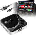 3-in-1 Wireless CarPlay Adapter & Android Auto Wireless Adapter, Plug & Play, Easy Setup, Supports Netflix, YouTube, TF Card, and More for Cars with OEM Wired CarPlay/Android Auto