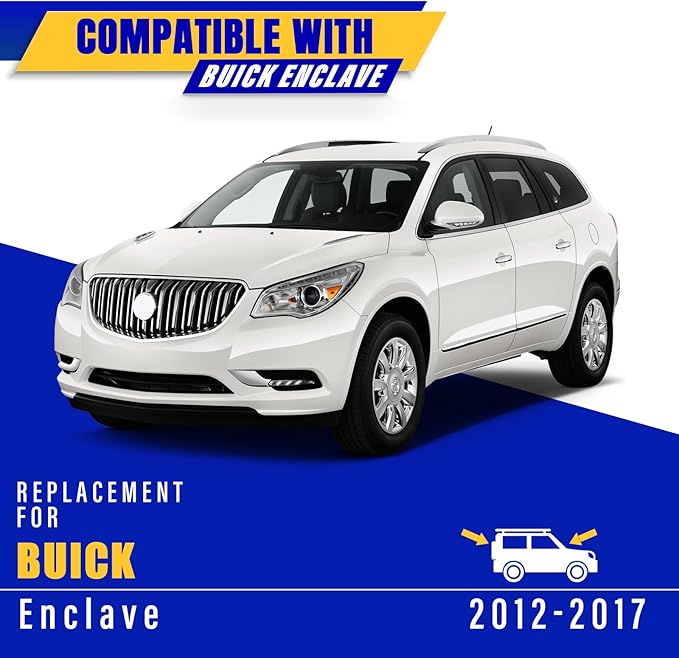 3 wipers Replacement for 2012-2017 Buick Enclave, Windshield Wiper Blades Original Equipment Replacement - 24"/21"/12" (Set of 3) Pinch Tap