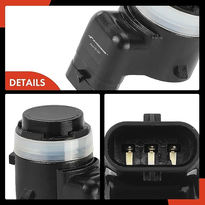 A-Premium 4-PC Reverse Backup Parking Assist Sensor Compatible with Select Ram, Jeep & Dodge Models - 1500/2500/3500 2019-2023, Wrangler 2018-2023, Gladiator 2020-2023, Durango 2023