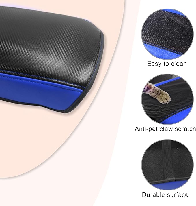 CDEFG for Mitsubishi Outlander 2022 2023 2024 2025 SE, Black Edition, SEL Car Armrest Cover, Center Console Protector Pad Arm Rest Box Cushion Mat Interior Accessories (Not for Outlander Sport)