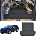 Large Cargo mat for 2026 Hyundai Ioniq 9（Foldable） TPE All Weather Protection Car Large Trunk Mat Accessories-Black