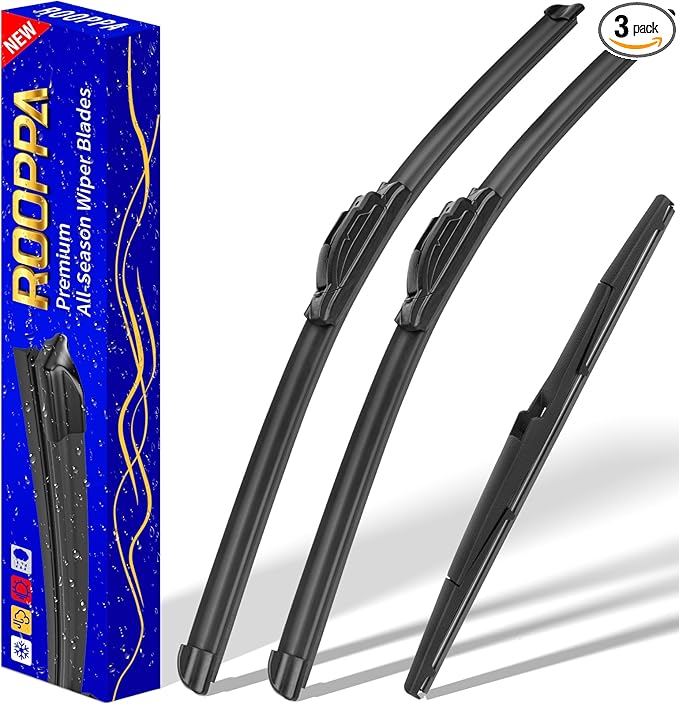 3 wipers Replacement for 2010-2015 Lexus RX450h/2010-2015 Lexus RX350, Windshield Wiper Blades Original Equipment Replacement - 26"/22"/16" (Set of 3) U/J HOOK