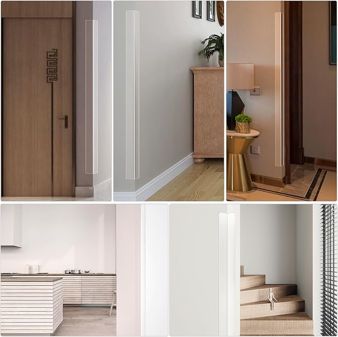 Wall Corner Protector - 1PCS, 31.5"x1.18" - Self Adhesive Clear Corner Protectors for Walls, Cabinet Doors, Edge Protector Trim; Easy to Install Corner Guards for Walls (80cm x 3cm)