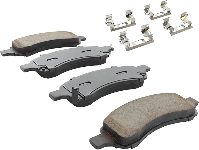 Premium Ceramic Front Brake Pads (1001-1169C) Compatible with 2006-2012 Buick/Chevrolet/GMC/Isuzu/Saab (9-7x/Ascender/Canyon/Colorado/Envoy/Envoy XL/Rainier/Trailblazer/Trailblazer EXT)