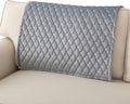 Eismodra Couch Cover,Sectional Couch Covers,Sofa Covers for 3 Cushion Couch,Anti-Slip Sofa Slipcovers for Dogs Cats Kids Loveseat Recliner L Shaped Armrest Backrest,Light Gray 36''x36''(Only 1 Piece)