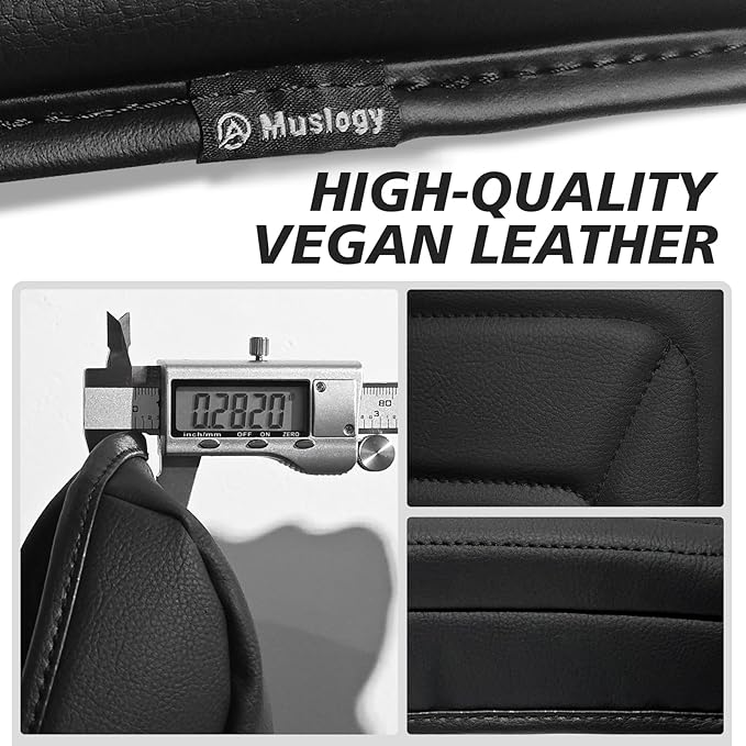 Muslogy Center Console Armrest Cover Compatible with GMC Terrain 2025 2026 Comfort Armrest Pad Arm Rest Cushion Vegan Leather Protector Regular Thick