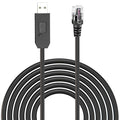 Radar Detector Cable, USB to RJ11 Plug Power Cord with Mute Function,Replacement Power Cable,for Escort Smart MAX 360 Passport Cobra 360 Unide R1/3/4/DFR8/9 Radenso XP etc Radar Detector.
