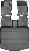Floor Mats & Cargo Liner Set Custom Fit for Ford Escape Hybrid 2020-2025 All Weather Protection for Car Mats Anti-Slip TPE Odorless Floor Liners Ford Escape Hybrid Accessories Waterproof Trunk Mat