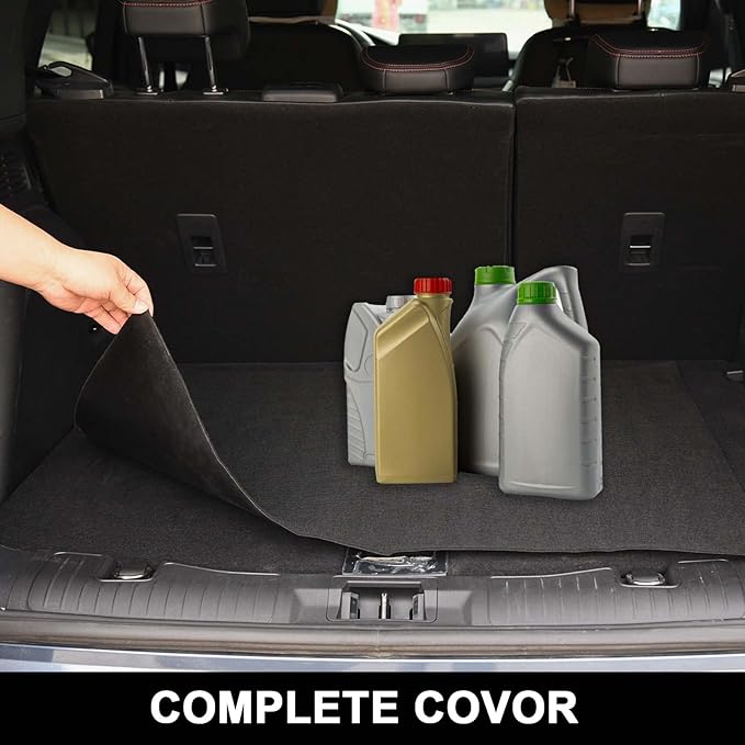 AiBOB Oil Spill Mat, 36 X 48 inches, Garage Floor Mat Under Car, Waterproof Backing Absorbent Pad Protects Floor, Durable, Reusable, Black