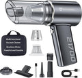 Car Vacuum Cordless Portable with Brushless Motor,16000PA Suction Power, 3-in-1 Compressed Air Duster & Air Blower & Pump Wireless Mini Handheld Cleaner for Home, Car, Pet, Office