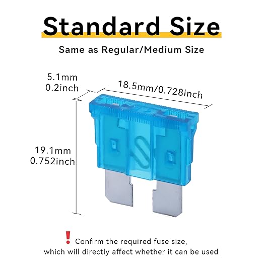 100 Pack Auto Fuses 15 AMP ATC/ATO Standard Regular Fuse Blade 15A Car Truck Boat Marine RV