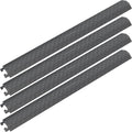 4 Pack 40" inch Drop Over Cable Cover, 4 Pieces Prevent Tripping Rubber Floor Cord Protector, Interlocking Cable Cover, Drop Track Cable Ramp for Home, Office, Store, Warehouse (Slim - 4Pack)