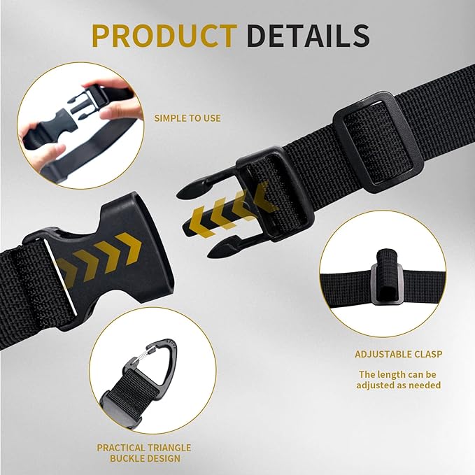 14 Pack 17 Inch Adjustable Extension Cord Holder Organizer with Triangle Buckle Heavy Duty Cable Organizer Versatile Tools Storage Strap Holder for Garage Storage Organization Supplies