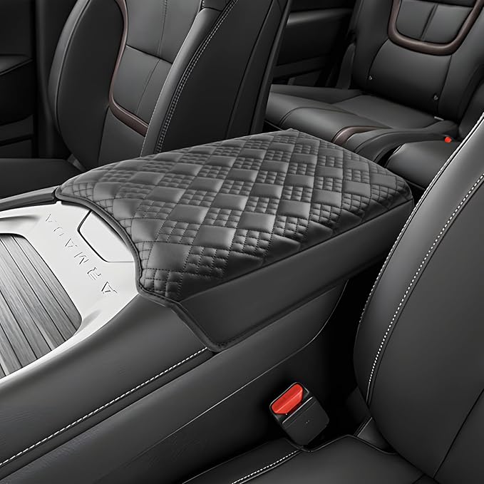 SKTU for 2025 Nissan Armada Armrest Cover for 2025+ Nissan Armada (SV/SL/Platinum/Pro-4X/Platinum Reserve) Center Console Cover Nissan Armada 2025 Accessories Center Console Cushion (Thicken)