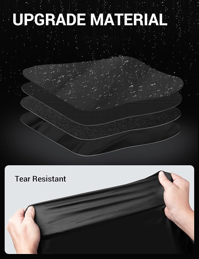 Proadsy Upgrade Car Cover Compatible with Ford Bronco 2 Door 2021-2024 2025 Windproof All Weather Waterproof Sun Rain UV Dust Snow Protection Outdoor Covers