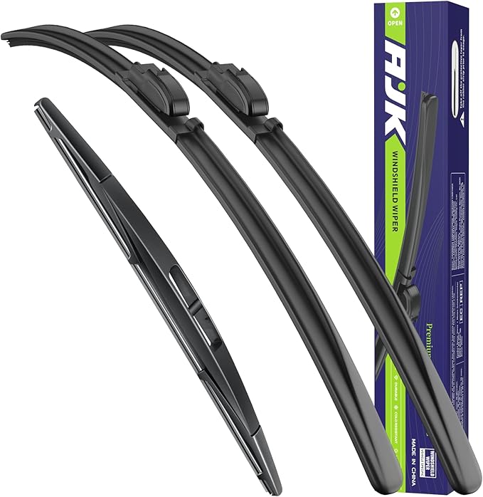 AJK Wiper Blades for Subaru Outback 2015 2016 2017 2018 2019, 2 Piece All Weather OEM Quality Automotive Replacement Windshield Wiper Blades for My Car