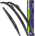 AJK Wiper Blades for Acura RDX 2007 2008 2009 2010 2011 2012 2013 2014 2015 2016 2017 2018, 2 Piece All Weather OEM Quality Automotive Replacement Windshield Wiper Blades for My Car