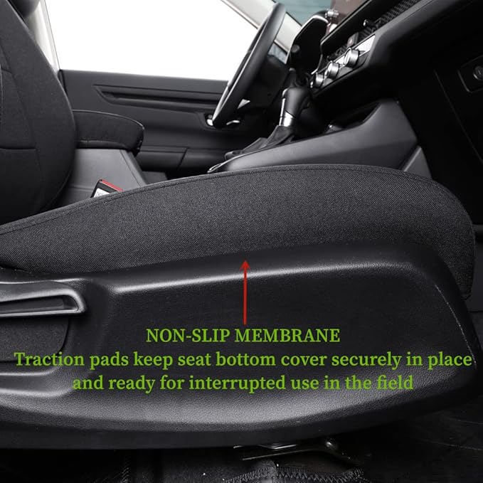 coverdream Custom Seat Covers Compatible with Select Honda CRV 2015 2016 Models (Black,Full Set)