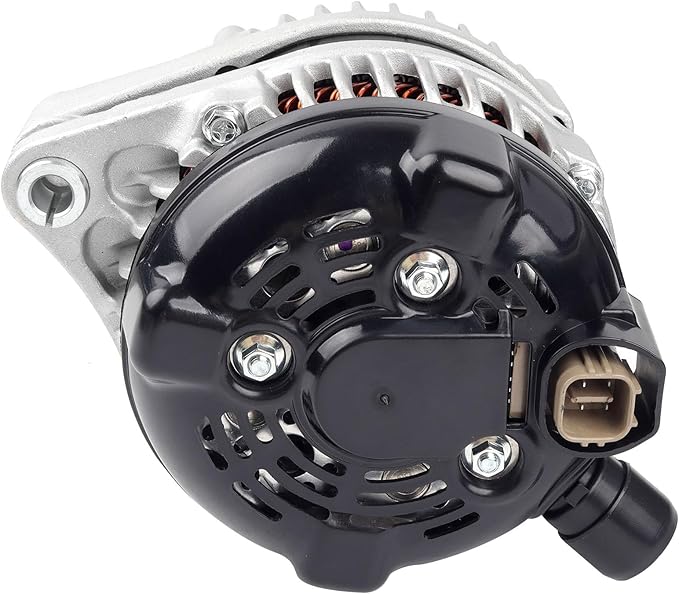EzeXpreze New Alternator fit for Honda for Accord 2004 2005 2006 2007 130Amp 12V Compatible V6 3.0L, Replace# 104210-3500, 104210-4480, 104210-4481, 31100-RCB-Y01, 31100-RCB-Y02, 31100-RCB-505RM