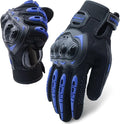 Motorcycle Gloves Touch Screen Full Finger Riding Gloves Knuckle Protection for Men and Women for Dirt Riding, Road Racing, Cycling, Climbing Work Outdoor Sports