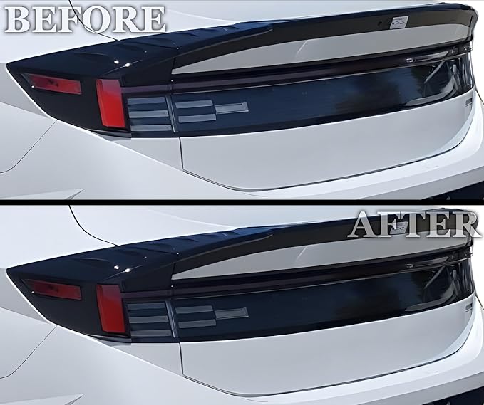 BOGAR TECH DESIGNS Precut for Hyundai Sonata 2024-2025 Full Headlight Taillight Tint Kit, Light Smoke
