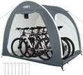 UNP Bike Storage Shed Tent, Portable Outdoor Bike Storage Tent with 210D Oxford Thick PU4000 Waterproof for 1/2/3/4 Bikes, Bike Covers Storage Shed Tent for Bicycles, Lawn Mower, Garden Tools