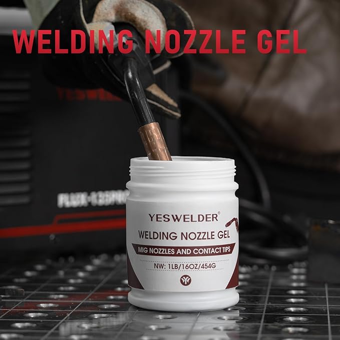 YESWELDER Welding Nozzle Gel for MIG Welding, Anti-Spatter Dip Gel for MIG Torch And Contact Tips 16 Ounces