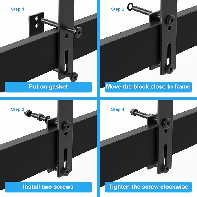 YUOROS Mattress Retainer Bar Keep Mattress Stopper from Sliding Slide Stopper to Prevent Sliding Holder in Place Gripper
