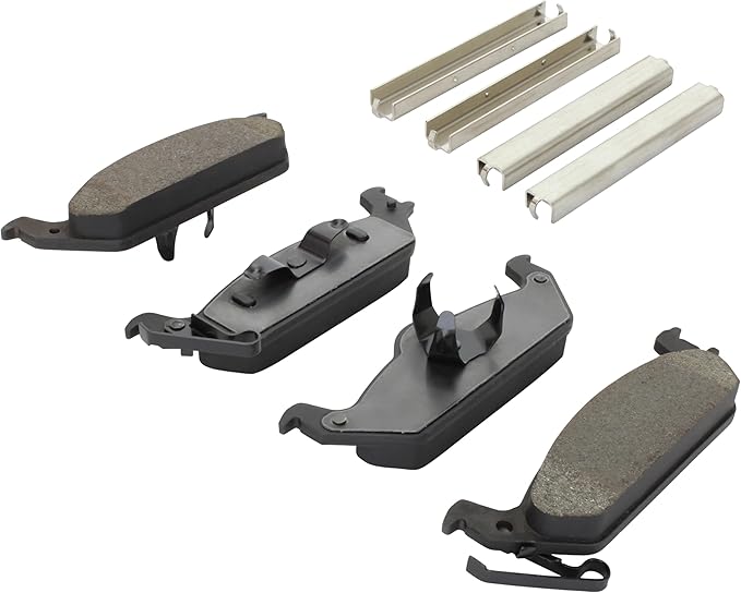 Premium Semi-Metallic Rear Brake Pads (1001-0963M) Compatible with Dodge Dakota 2003-2004