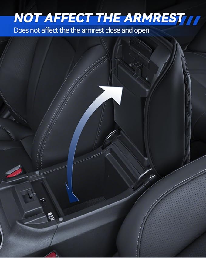 Armrest Cover for Outback & Legacy 2020-2024 2025 Accessories Center Console Middle Lid Pad Protector for Car Elbow Rest-Thickened