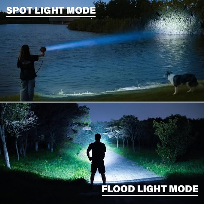 GOODSMANN TACTICPRO Powerful up to 2000 Lumen HID Spotlight/Floodlight Automotive/Garage/Emergency/Boating/Fishing/Hunting/Camping/Hiking/Patrolling Spotlight 9924-0011-06