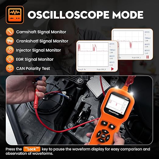 Power Circuit Probe Tool, Automotive Circuit Tester, 12-24V Electrical Short Open Breaker Circuit Finder, AC DC Voltage Trailer Relay Fuse Test