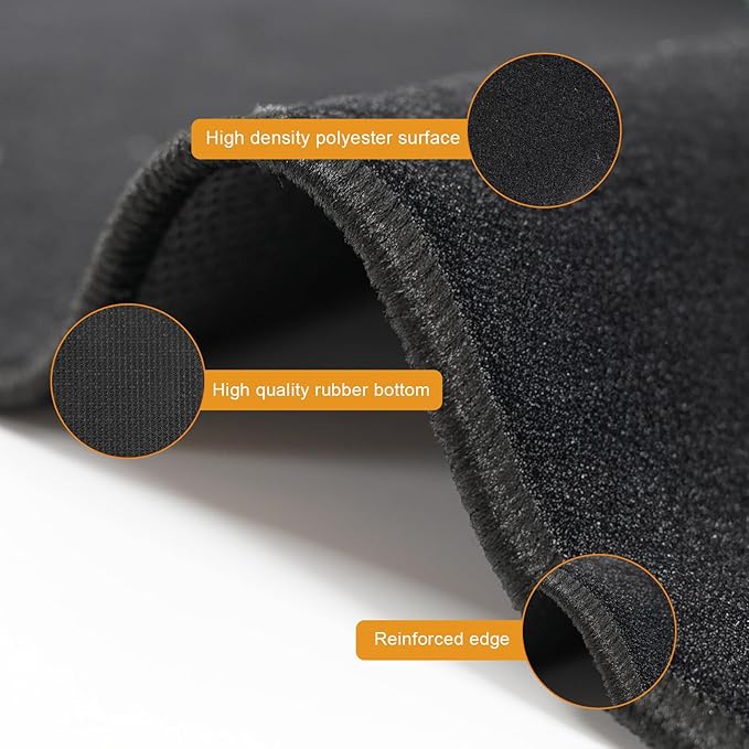 31x98IN Motorcycle Mat Compatible with Indian, Harley, Honda, Yamaha, BMW, Ducati, Suzuki, Kawasaki, Garage Floor Mat, Oil Absorbent Pad, TPR Backing Layer, Anti-Slip Washable Parking Mats